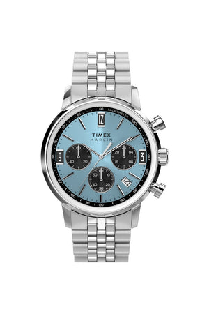 Timex Marlin Chronograph Tachymeter 40mm Stainless Steel Bracelet Watch TW2Y66500