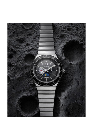 Timex Q NASA 40mm Stainless Steel Bracelet Watch TW2Y56700