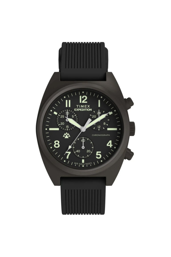 Timex Expedition Capstone Chronograph 41mm Silicone Strap Watch TW2Y61000