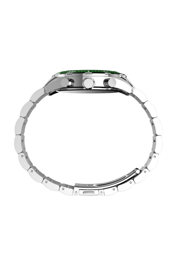 Timex Ridgefield Chronograph 42mm Stainless Steel Bracelet Watch TW2Y62100