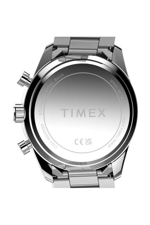 Timex Ridgefield Chronograph 42mm Stainless Steel Bracelet Watch TW2Y62200