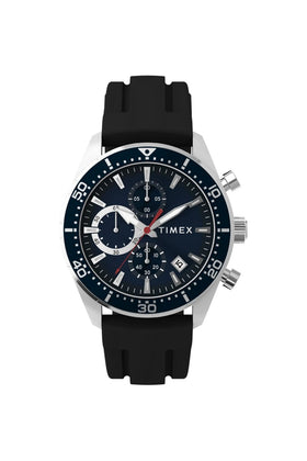 Timex Ridgefield Chronograph 42mm Silicone Strap Watch TW2Y62300
