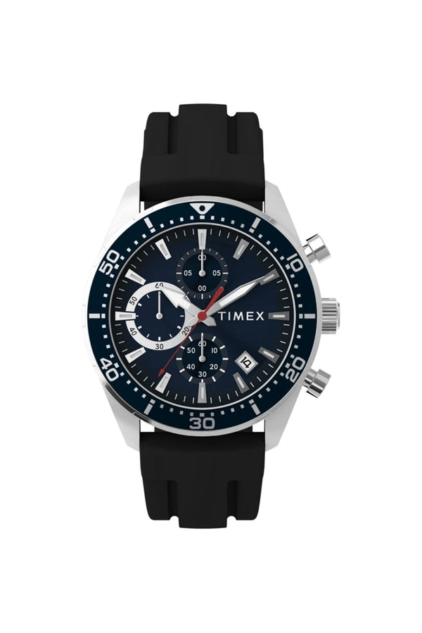 Timex Ridgefield Chronograph 42mm Silicone Strap Watch TW2Y62300