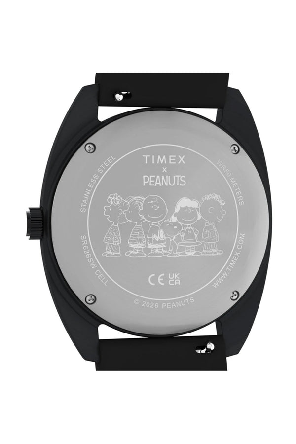 Timex Peanuts x 1979 Reissue Inspired 37mm Silicone Strap Watch TW2Y70900