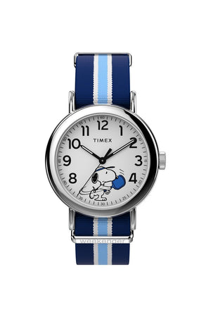 Timex Peanuts x Weekender Pickleball 37mm Fabric Strap Watch TW2Y50600