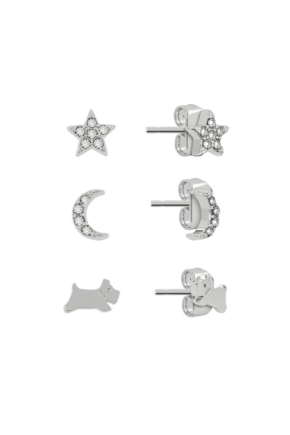 Radley Ladies Galaxy Street Triple Pack Stud Earrings RYJ1355S