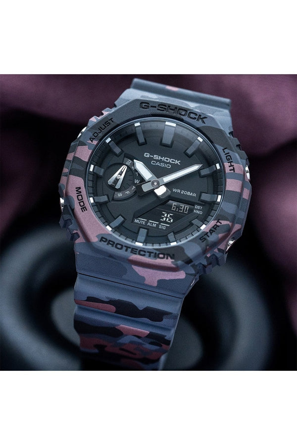 Casio G-Shock 2100 Series Camouflage Watch GA-2100CM-8AER