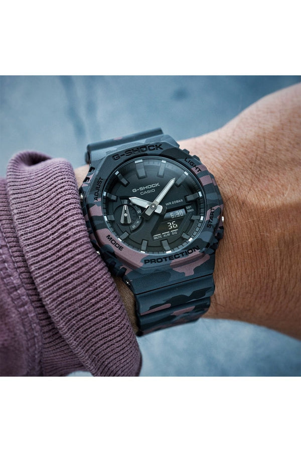 Casio G-Shock 2100 Series Camouflage Watch GA-2100CM-8AER