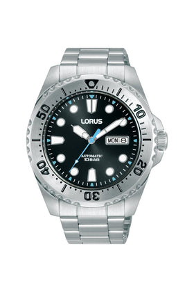Lorus Gents Power Sports Automatic 44mm Stainless Steel Watch RL471BX9
