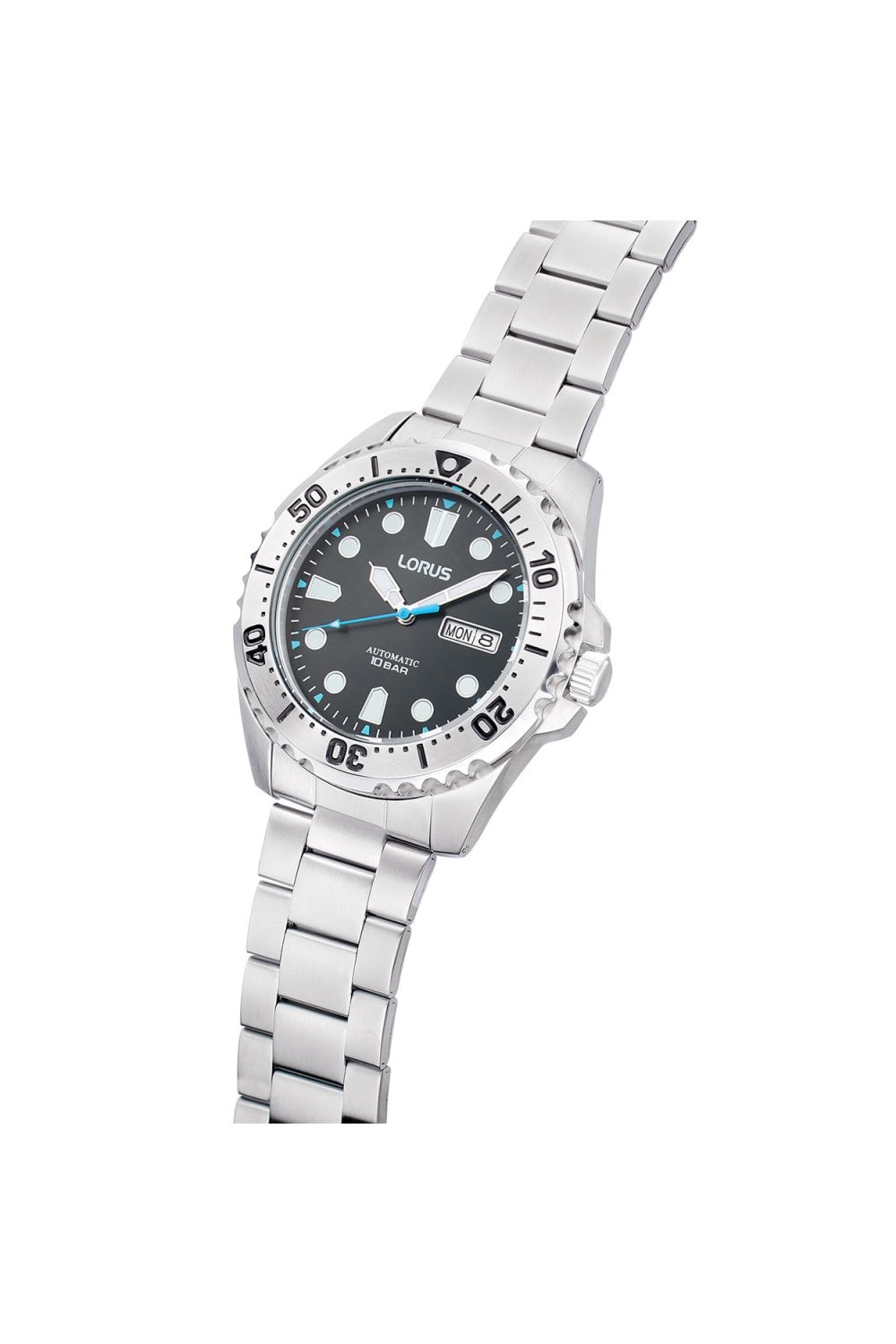 Lorus Gents Power Sports Automatic 44mm Stainless Steel Watch RL471BX9