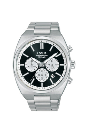 Lorus Sports Chronograph 43mm Stainless Steel Watch RT361KX9