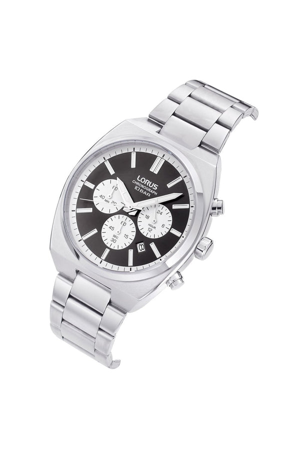 Lorus Sports Chronograph 43mm Stainless Steel Watch RT361KX9