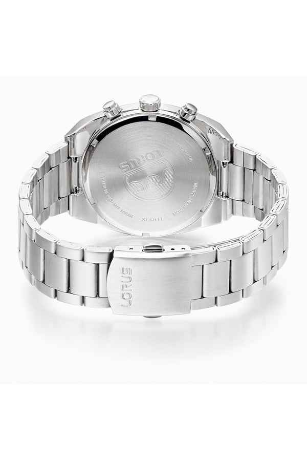 Lorus Gents Urban Solar Chronograph 43mm Stainless Steel Watch RT369KX9