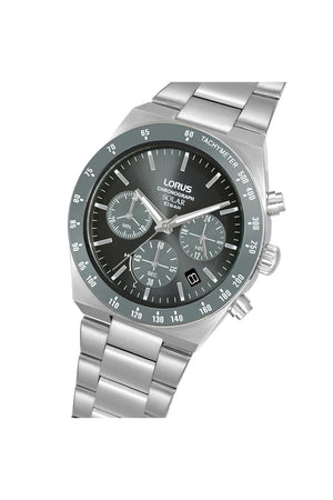 Lorus Gents Urban Solar Chronograph 42mm Stainless Steel Watch RZ519AX9