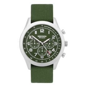 Sekonda Gents Military Style Chronograph Watch 30067