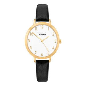 Seksy Ladies PVD Plated Stainless Steel Quartz Watch Primary View