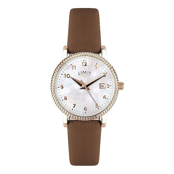 Rose Gold Case Mother Pearl Dial Watch 60057