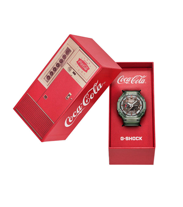Casio G-Shock Coca-Cola® Collaboration Model GA-2100CC-3AER