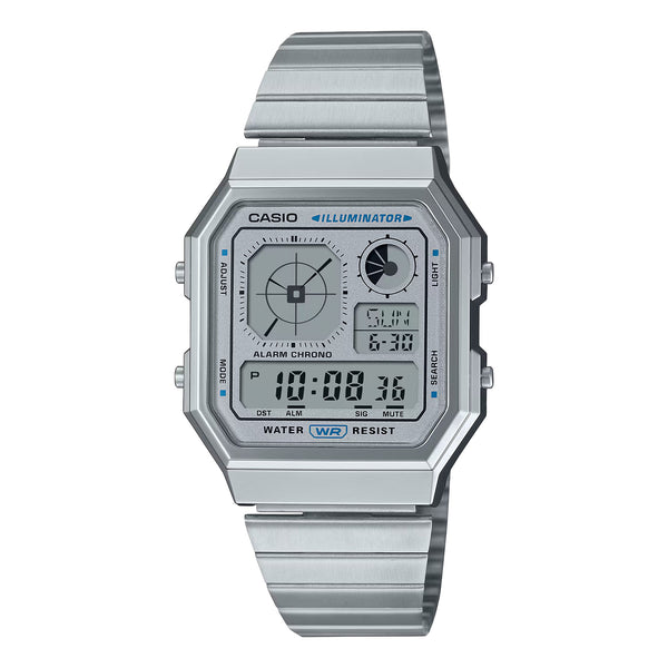 Casio Unisex Chrome Plated Resin Quartz Watch Primary View