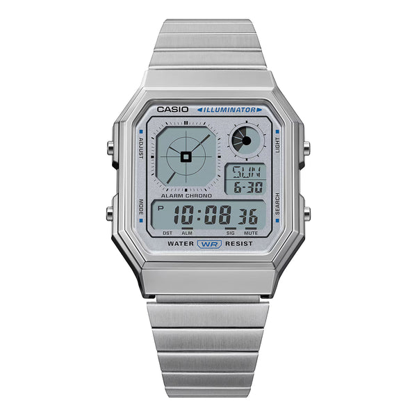 Casio Unisex Silver Quartz Watch Secondary View