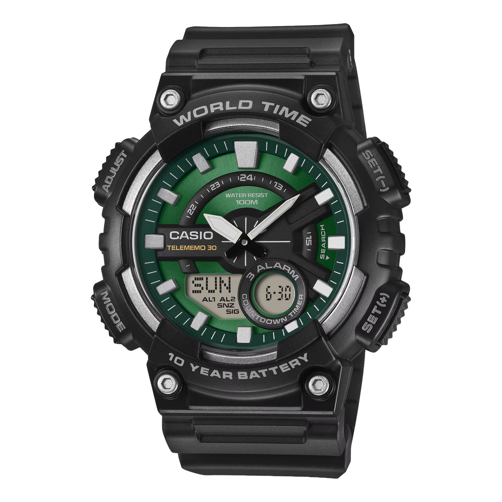 Casio Gents Resin Quartz Watch Primary View