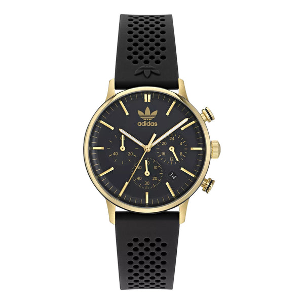Adidas Gents Gold Tone Stainless Steel Quartz Watch Primary View