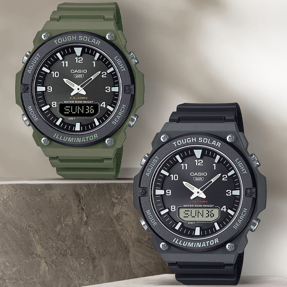 Casio Gents Resin Solar Watch Primary View