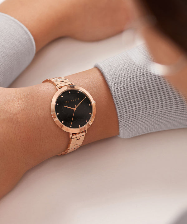 Ted Baker Ladies Rose Gold PVD Plated Stainless Steel Wristwatch Additional View