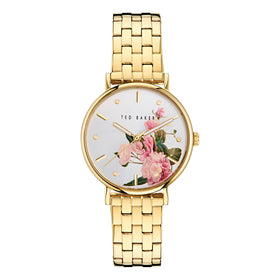 Ted Baker Phylipa Ladies Silver Dial Romance 34mm Watch BKPPHF309