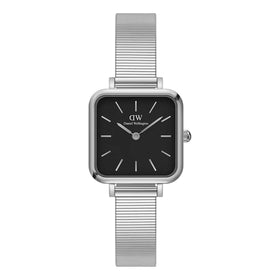 Daniel Wellington Ladies Quadro Studio Silver 22mm Dress Watch DW00100522