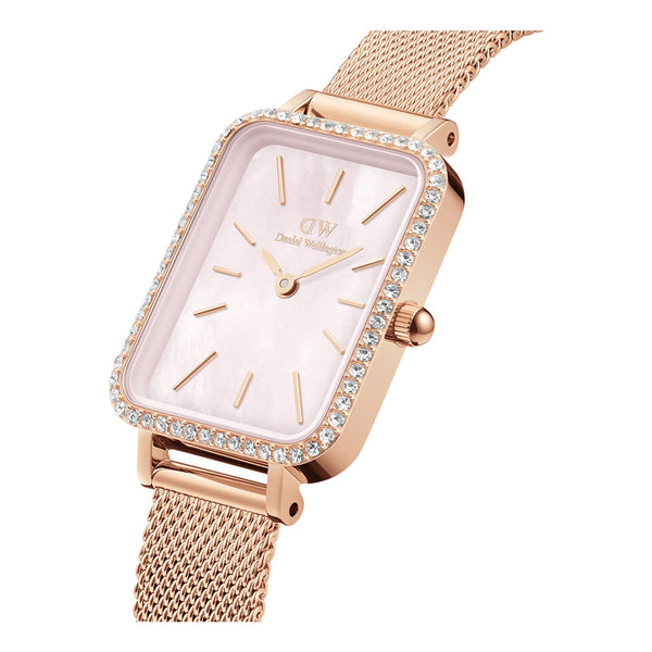 Daniel Wellington Ladies Rose Gold-Tone Stainless Steel Wristwatch Secondary View