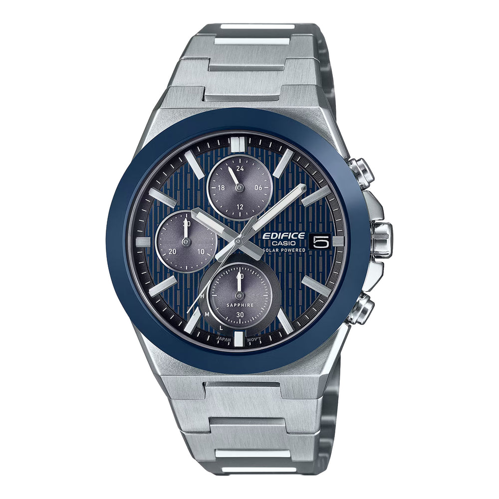 Casio Gents Stainless Steel Solar Watch Primary View