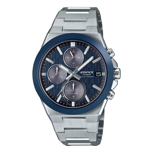 Casio Gents Stainless Steel Solar Watch Primary View