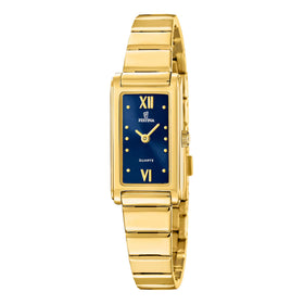 Festina Ladies Gold Mademoiselle 17mm PVD Plated Stainless Steel Dress Watch F20768-4