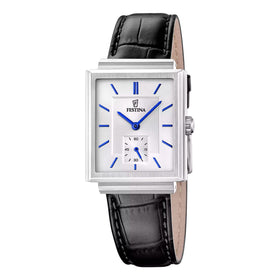 Festina Gents Silver On The Square 29mm Stainless Steel Dress Watch F20775-2