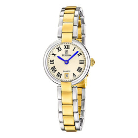 Festina Ladies Gold Mademoiselle 26mm Stainless Steel Dress Watch F20785-2