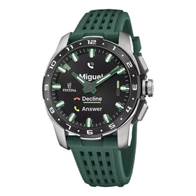 Festina Gents Connected Full D Green 44mm Titanium Smart Watch F23305-1