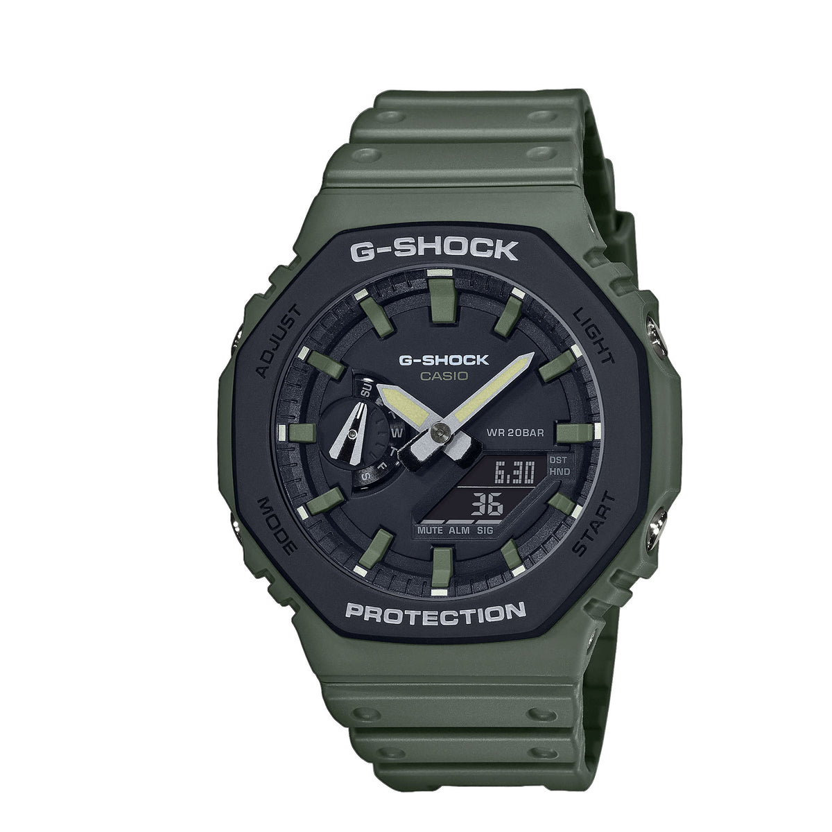 G Shock Resin Strap Watch GA 2110SU 3AER