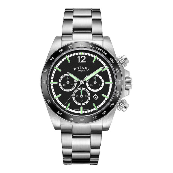Rotary Gents Stainless Steel Quartz Watch Primary View