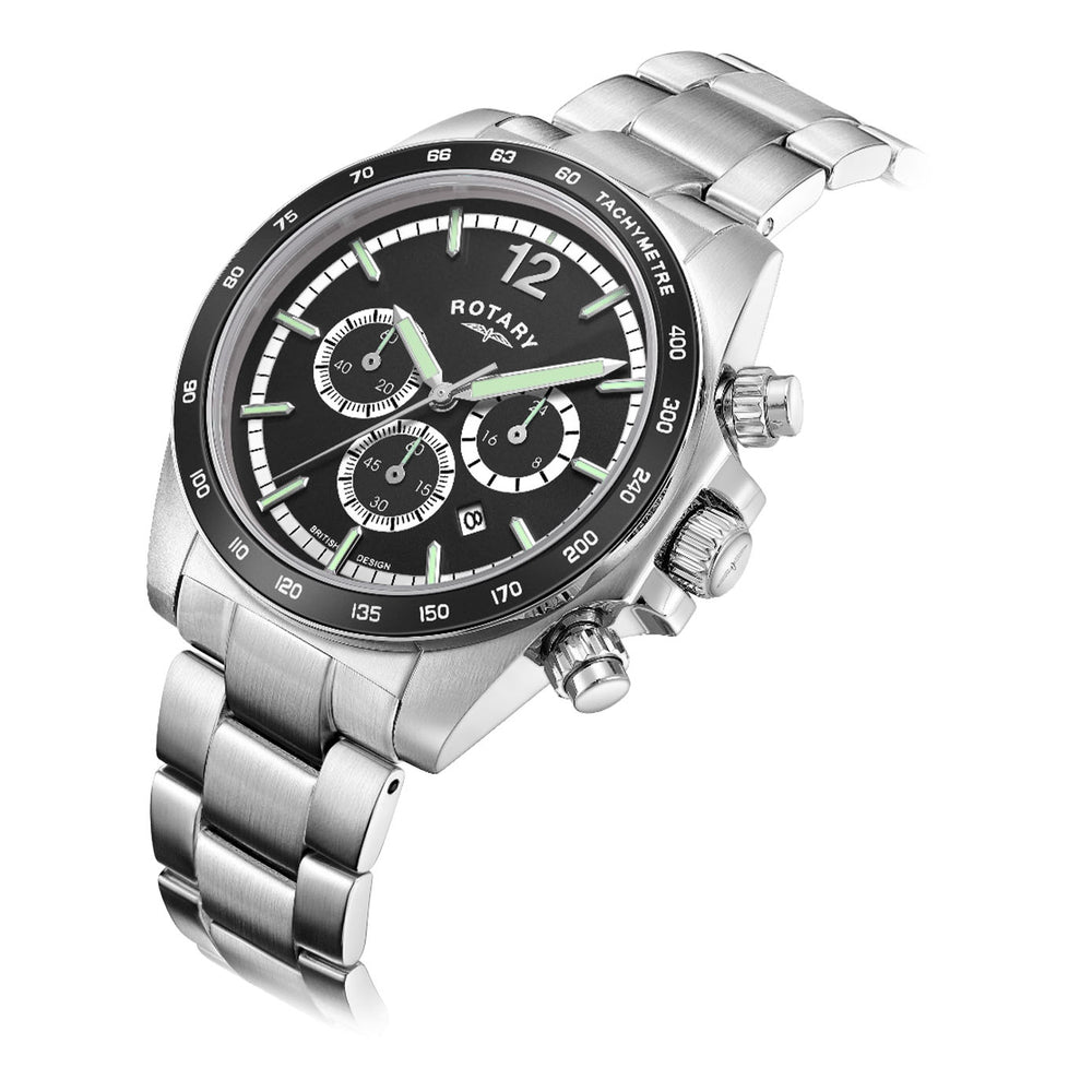 Rotary Gents Stainless Steel Quartz Watch Primary View