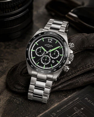 Rotary Gents Stainless Steel Quartz Watch Additional View