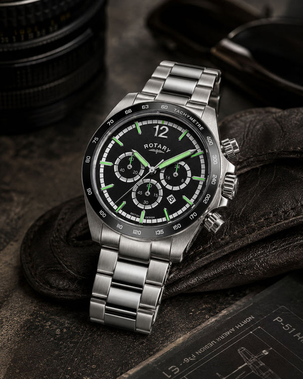 Rotary Gents Stainless Steel Quartz Watch Additional View