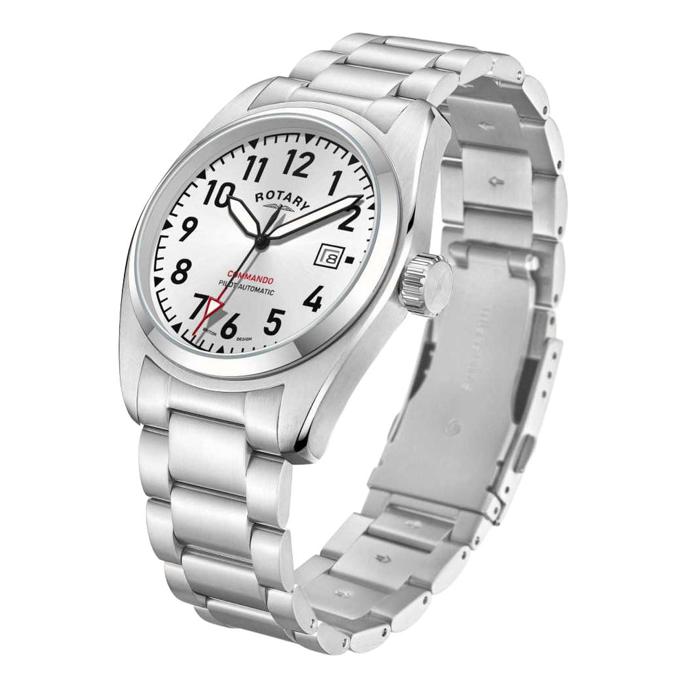 Rotary Ladies Stainless Steel Automatic Watch Primary View