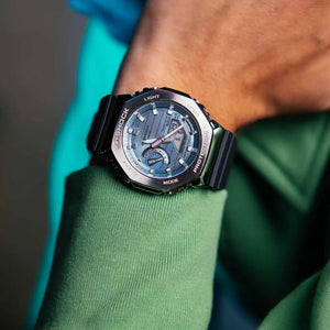 Casio Gents Turquoise Solar Watch Additional View