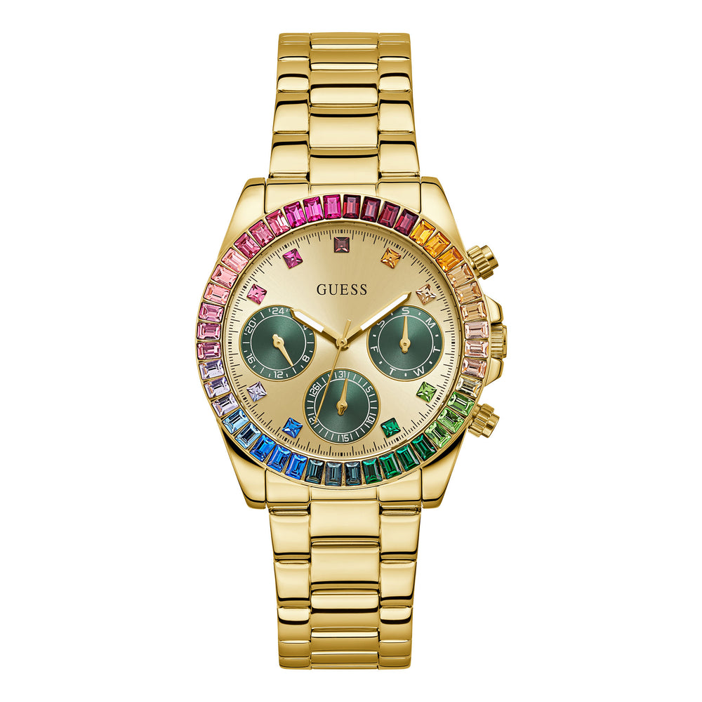Guess Ladies Gold Tone Stainless Steel Quartz Watch Primary View