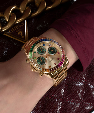 Guess Ladies Yellow Gold Quartz Watch Additional View