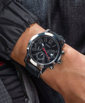 Guess Gents Black Watches Additional View