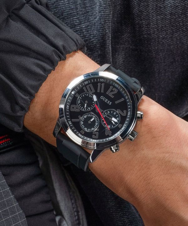 Guess Gents Black Watches Additional View