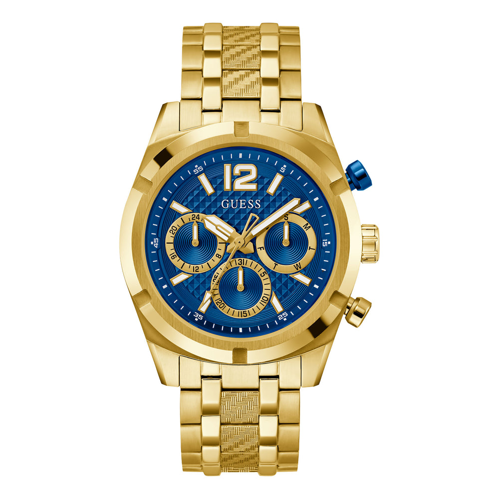Guess Gents Gold Tone Stainless Steel Quartz Watch Primary View