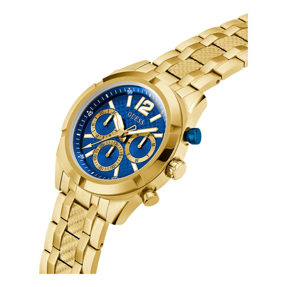Guess Gents Gold Tone Stainless Steel Quartz Watch Primary View